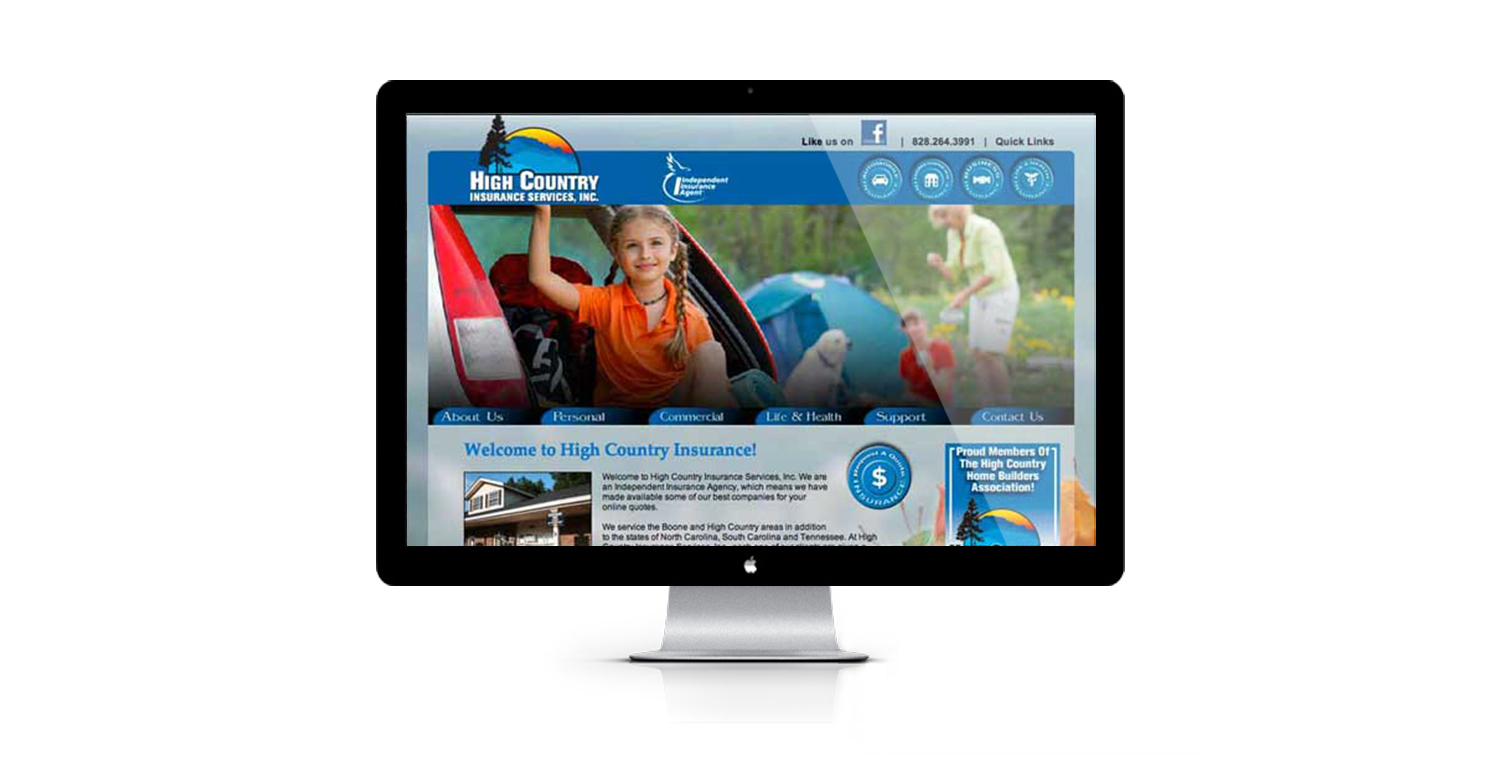 High Country Insurance website
