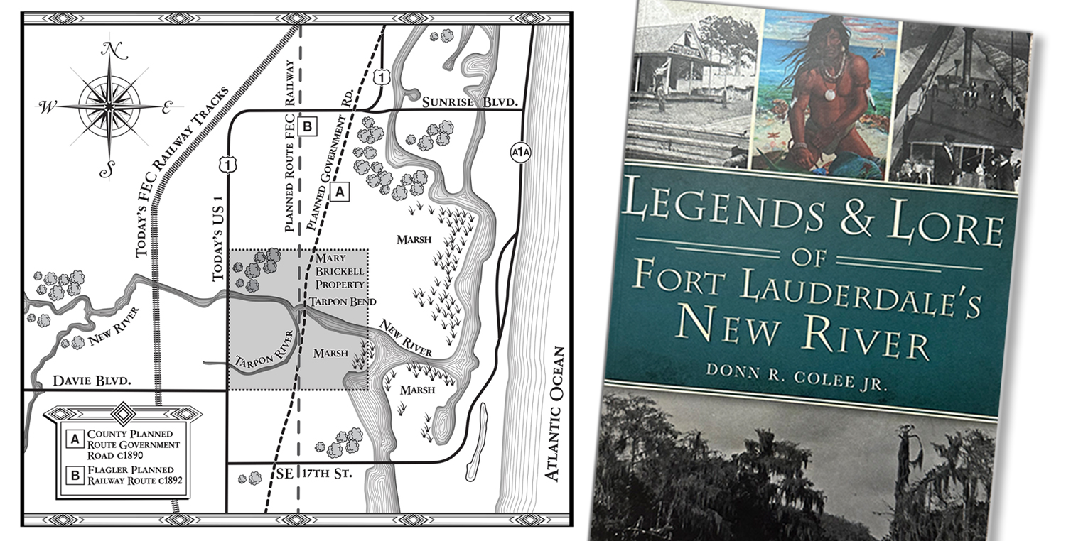 Legends & Lore of Fort Lauderdale's New River Map