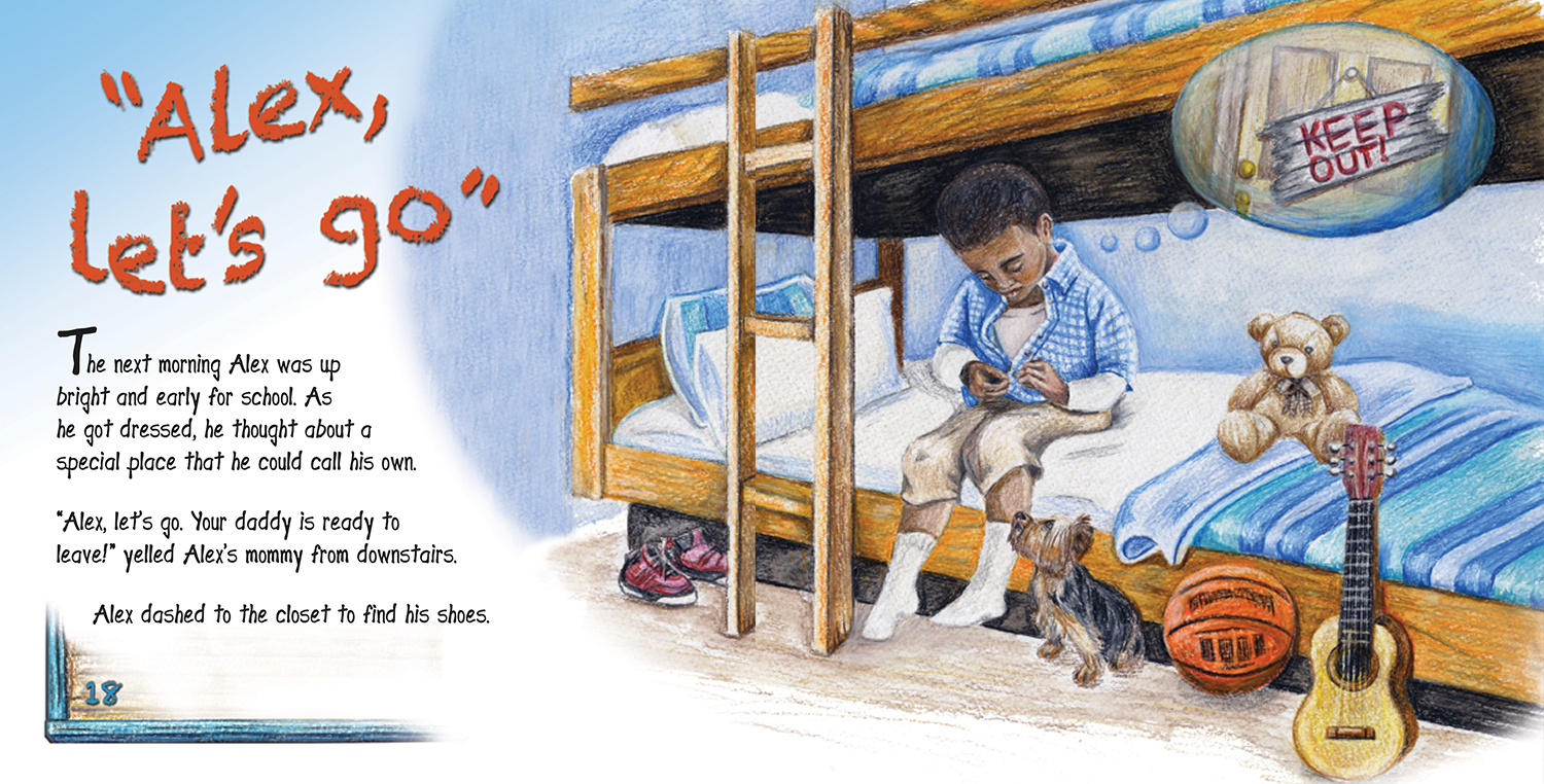 Artwork showing that alex is sad