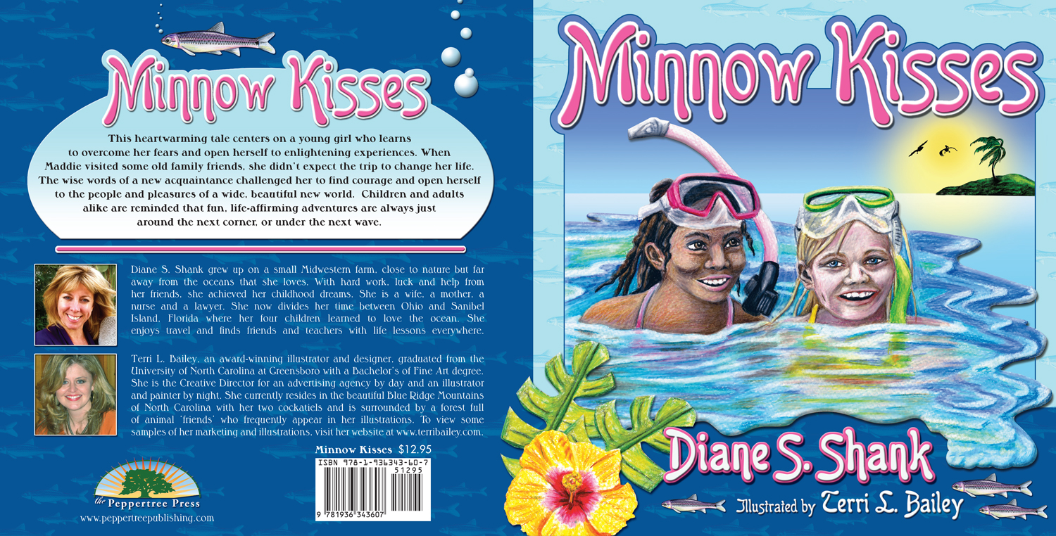 book cover of Minnow Kisses illustrated by Terri Bailey